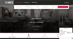 Desktop Screenshot of cimesconstrutora.com.br